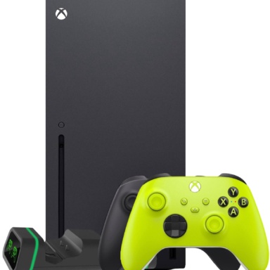 Xbox Series X с двумя геймпадами и Game Pass — фото 1